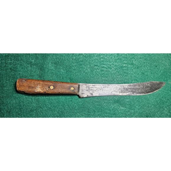 Vintage Village Blacksmith Watertown Wis Cutlery Butcher Knife - Picture 1 of 8